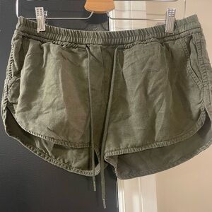 Community By Aritzia green shorts